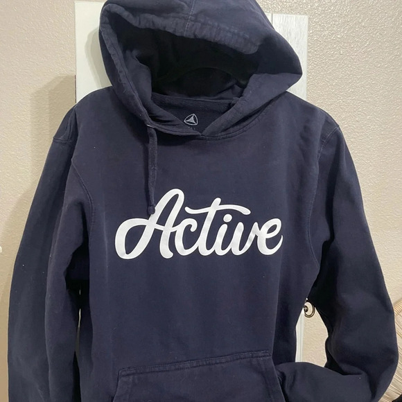 Active Small Blue Sweatshirt Hoodie - Picture 2 of 5